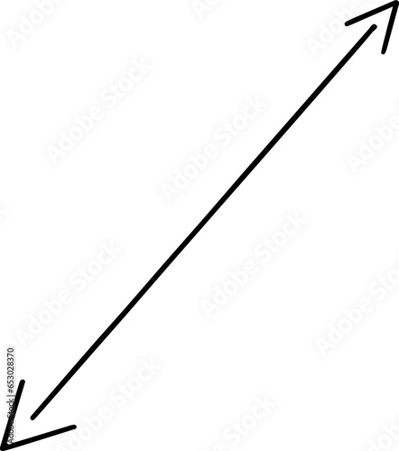 Line with arrows on both sides
