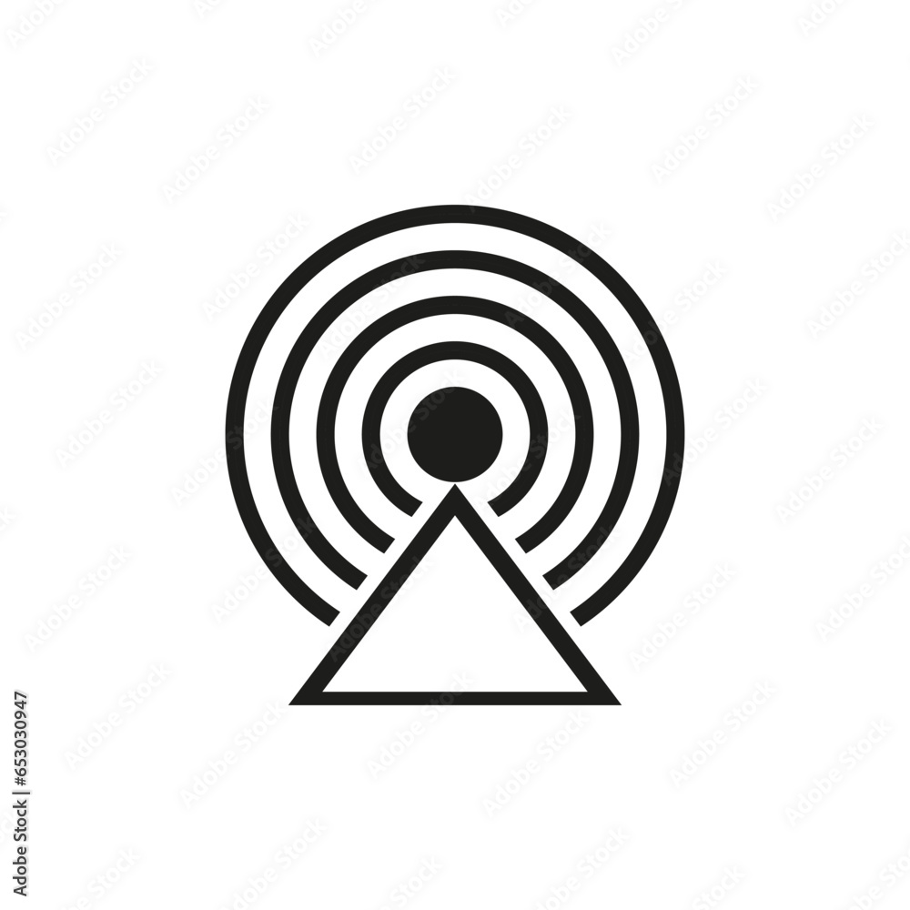 Signal to connect with technology device icon. Vector illustration. EPS 10. Signal to connect with technology device icon. Vector illustration. EPS 10.