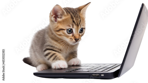 cat and computer Generative AI