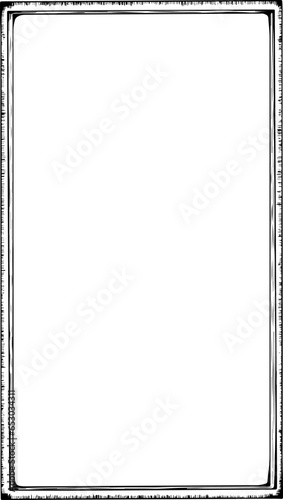 シンプルな手書きのファンタジー風フレーム素材