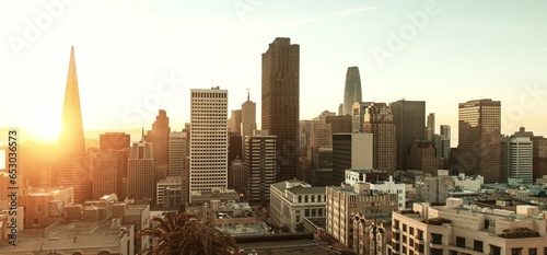 San Francisco rooftop view