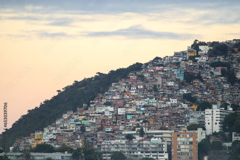 Vidigal Favela in Rio de Janeiro.