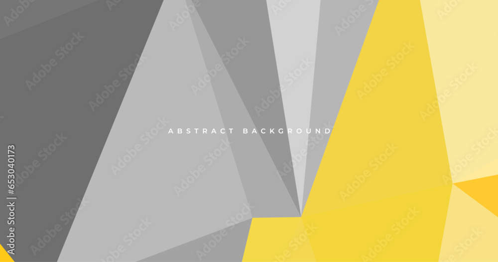 geometric yellow and grey background