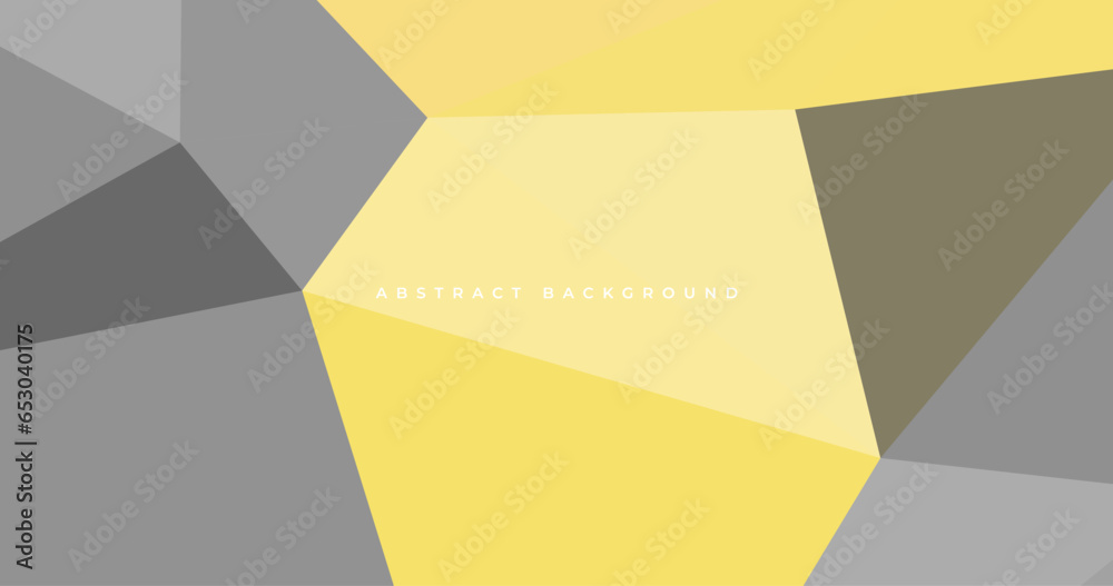geometric yellow and grey background