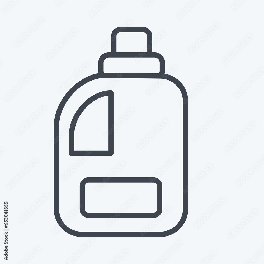 Icon Clean Product. related to Laundry symbol. line style. simple design editable. simple illustration, good for prints Icon Clean Product. related to Laundry symbol. line style. simple design editable. simple illustration, good for prints
