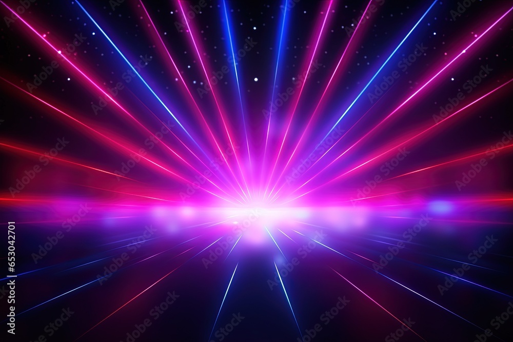 Obraz premium Digital Energy Flow: Neon Line Wave for Date Connection wallpaper background