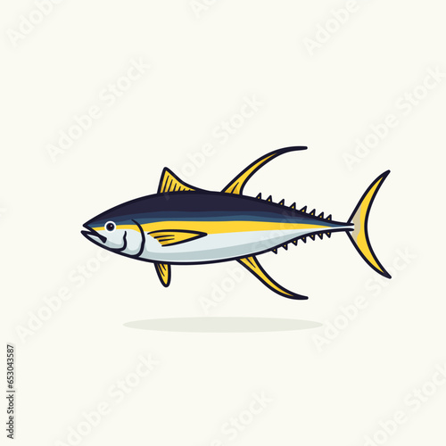 Tuna Fish Vector Illustration sticker