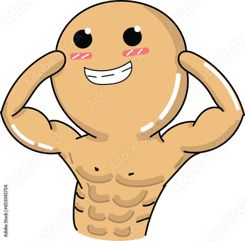 chillman show off muscle