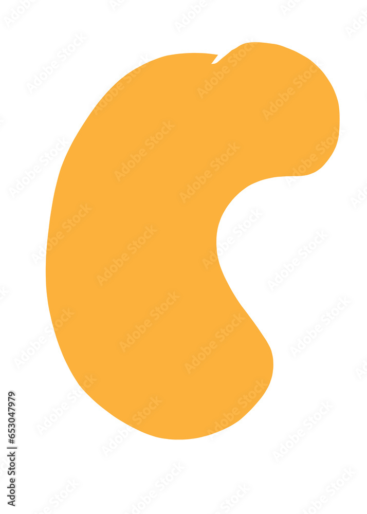 Blob orange abstract Blob orange abstract