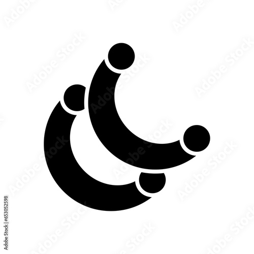 macaroni glyph icon