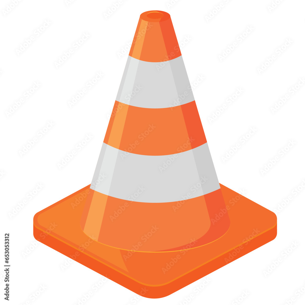 Plastic Traffic Cone | Firefighter Edition
