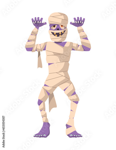halloween character mummy
