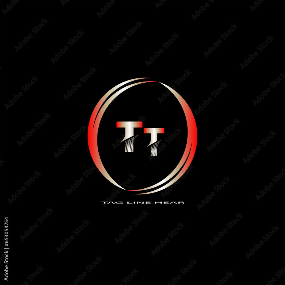 creative letter logo. gradient logo design with black background for your company. creative letter logo. gradient logo design with black background for your company.