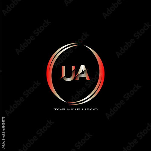Free Download creative letter logo. gradient logo design with black background for your company. - GFXLoad