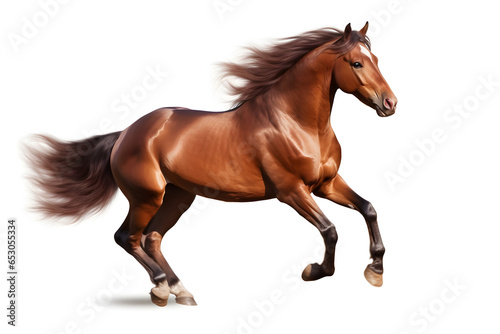  horse run gallop on transparent background png  © VIX