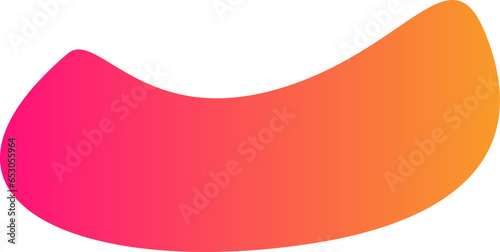 Abstract blob shape splash gradient vector element