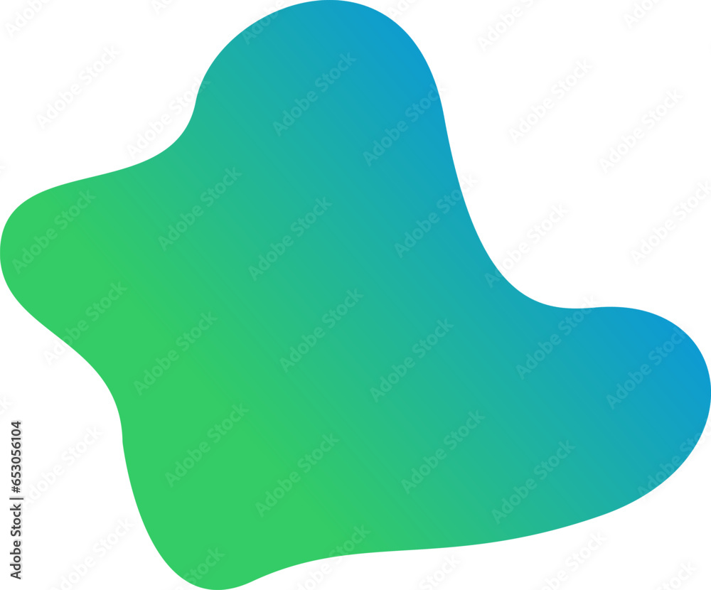 Abstract blob shape splash gradient vector element Abstract blob shape splash gradient vector element