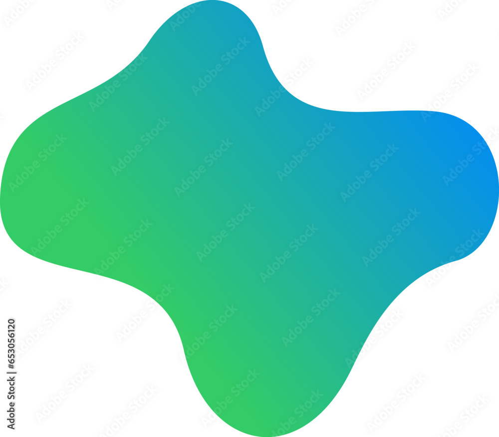 Abstract blob shape splash gradient vector element Abstract blob shape splash gradient vector element
