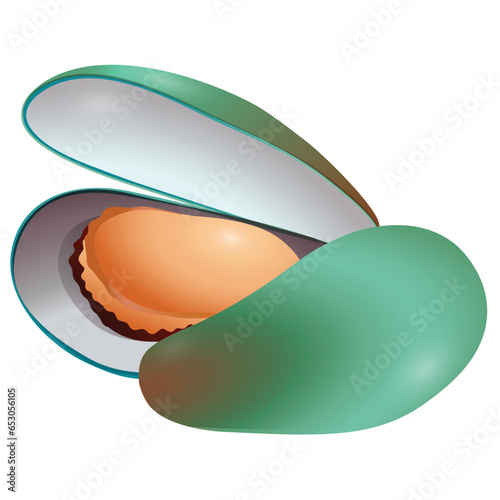 Two Green Mussels | Seafood Series