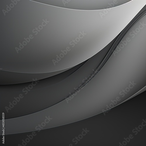 Modern gradient gray background with wave effect