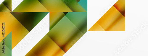 Captivating vector abstraction. Triangles interlock in mesmerizing dance, crafting dynamic geometric backdrop. Fusion of shapes and angles creates artful symphony of modern design