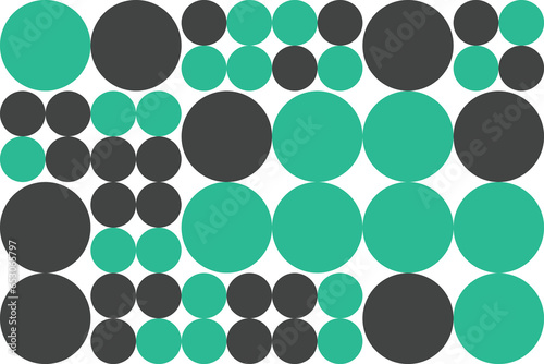 Bauhaus geometric pattern background, vector abstract circle, triangle and square lines art. Yell