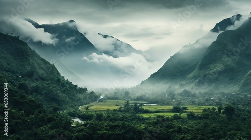 panorama of the mountains © faiz