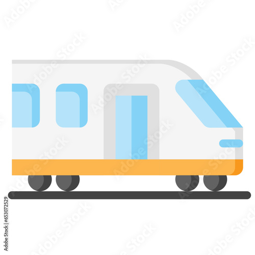  train, subway, train station, mrt,  transport, transportation Icon, Flat style icon vector illustration, Suitable for website, mobile app, print, presentation, infographic and any other project.