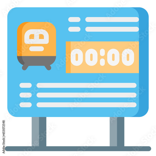 board, schedule, signpost, train, information, directional sign, signboard, vehicle, travelling, travel, transportation, commuter, tramspeed, metro, public transport, mrt, icon, icons, graphic, design