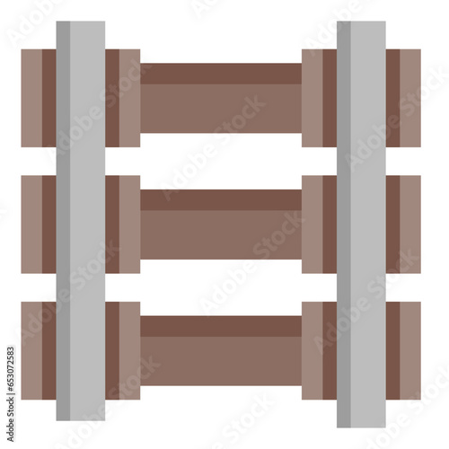  track, transport, train, railway, railroad, transportation,  Icon, Flat style icon vector illustration, Suitable for website, mobile app, print, presentation, infographic and any other project.