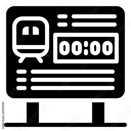board, schedule, signpost, train, information, directional sign, signboard, vehicle, travelling, travel, transportation, commuter, tramspeed, metro, public transport, mrt, icon, icons, graphic, design