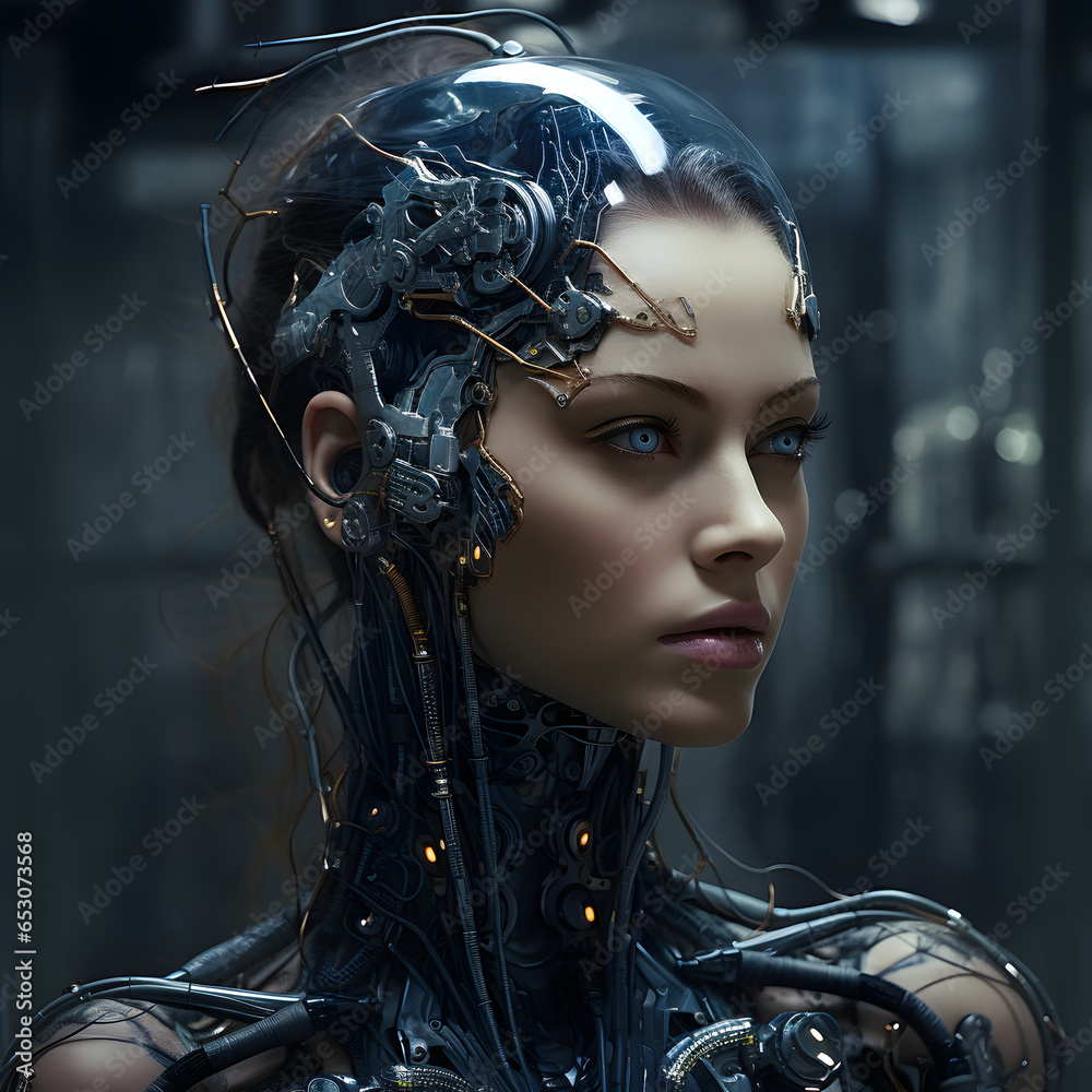 Cyborg woman Cyborg woman Cyborg woman Cyborg woman