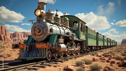 old steam locomotive