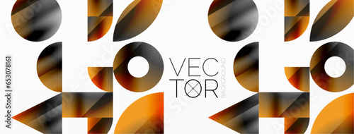 Geometric minimalism with triangles and circles. Blend of basic shapes creating serene, visually pleasing compositions. Wallpaper, banner, background, landing page, wall art, invitation, prints