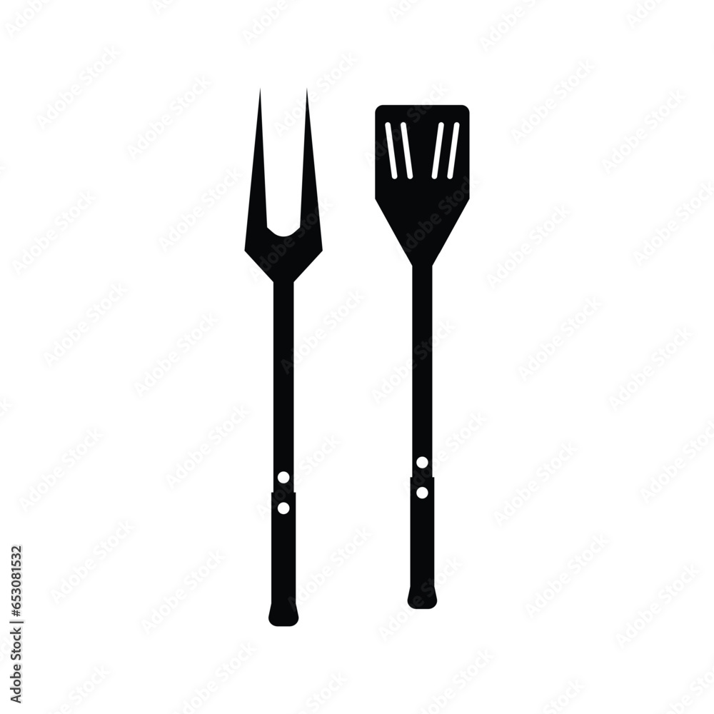 grill spatula icon vektor grill spatula icon vektor