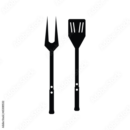 grill spatula icon vektor