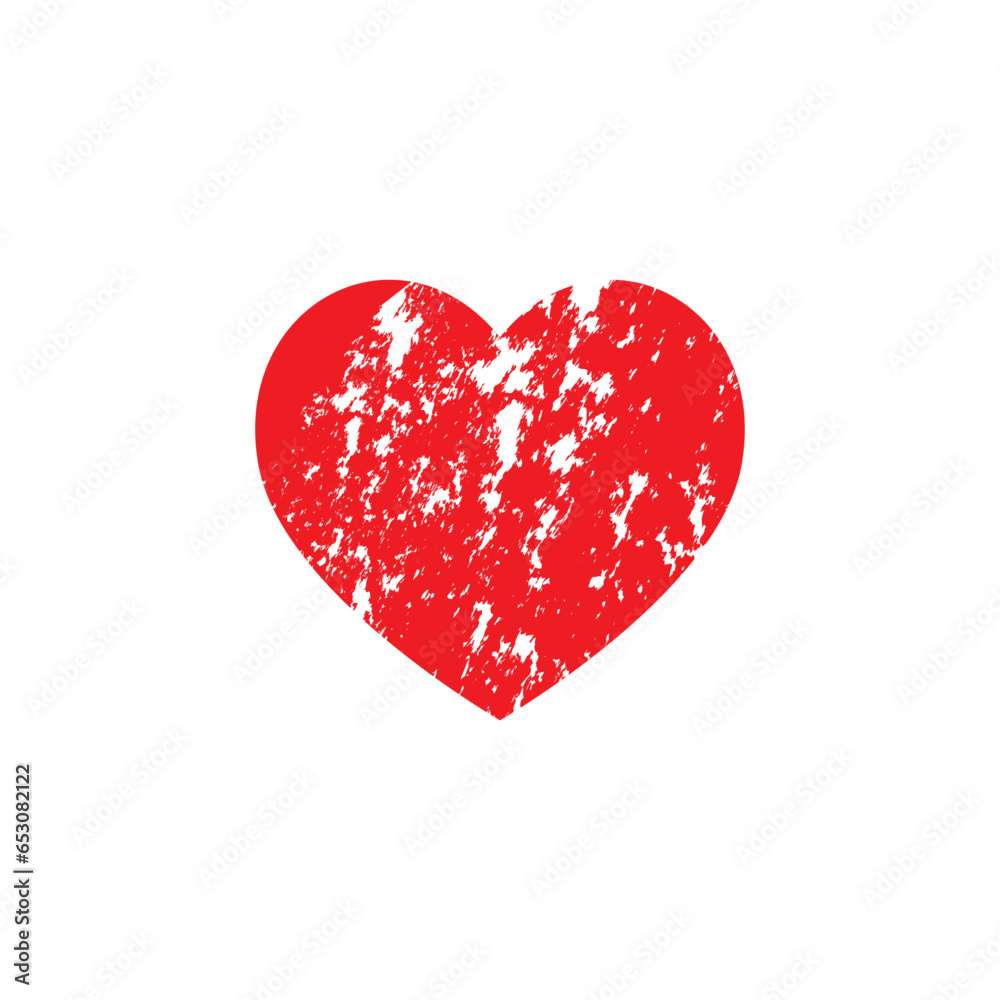 Various Red Heart Creative Illustration