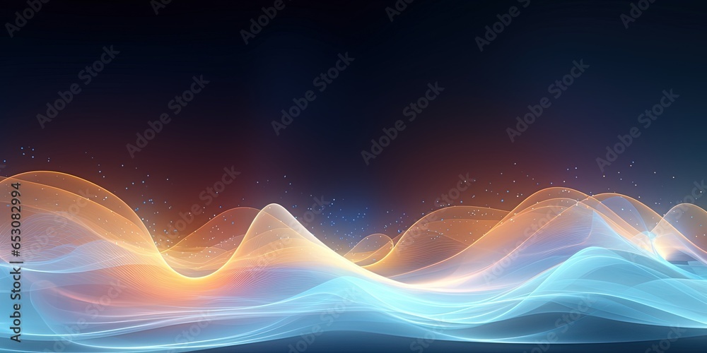 Dynamic Spectrum of Colors Abstract Background