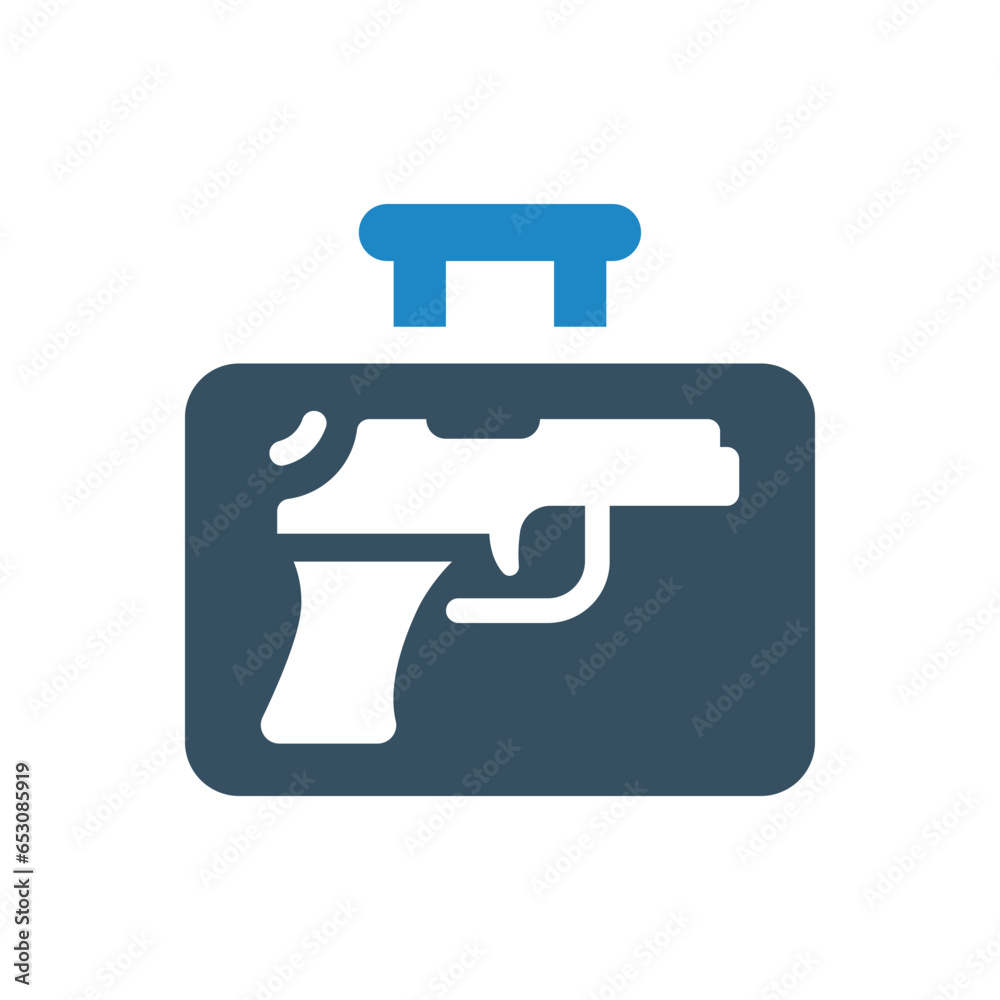 gun icon vector illustration gun icon vector illustration