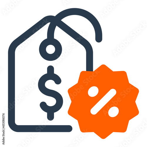 Discount on Cyber Monday Icon