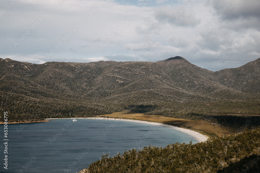 Wineglass Bay in Tasmania, Australia. 