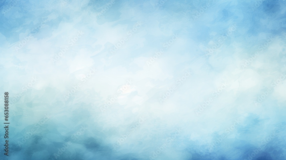 watercolor background featuring a gradient of soothing blue tones
