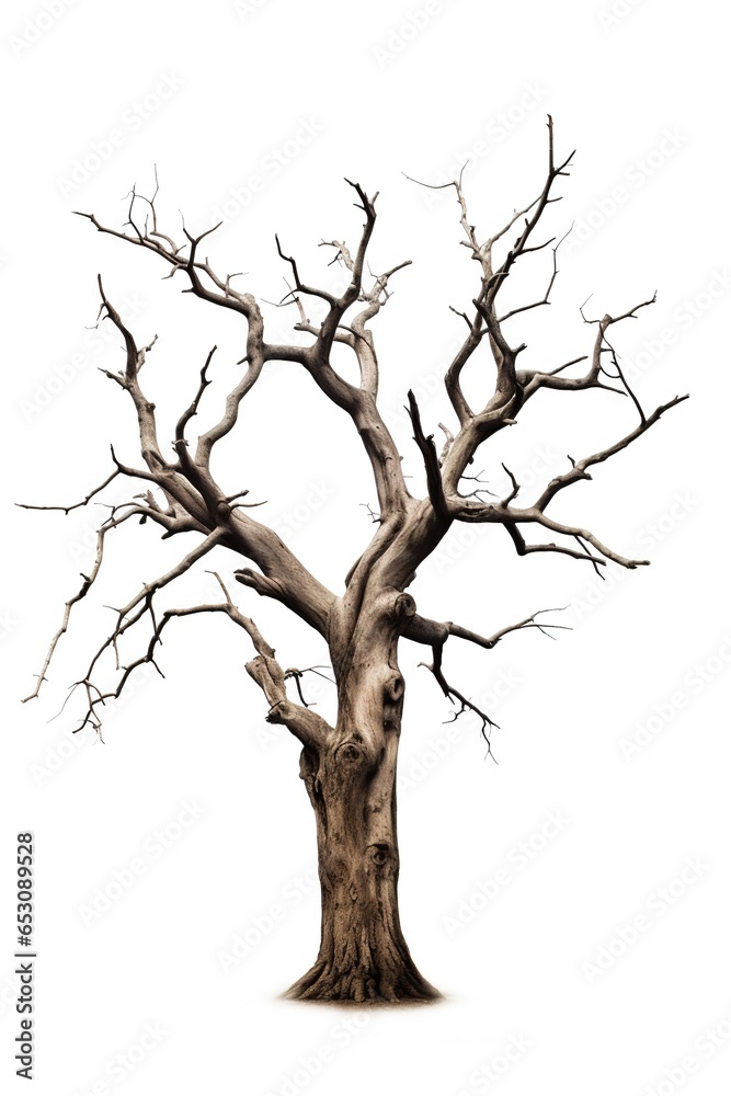 Dead tree isolated on white background. Dead tree isolated on white background.