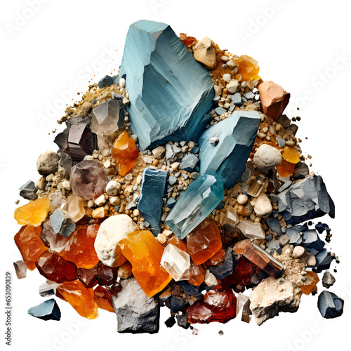 minerals extracted in a rare earth mine
