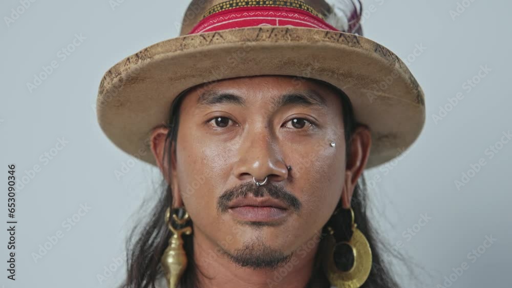 A lot of international people headshots close up. Mix gender. Multiethnic race unity concept. Multiracial person face look camera. Multicultural man. Many different portrait. Multinational community.