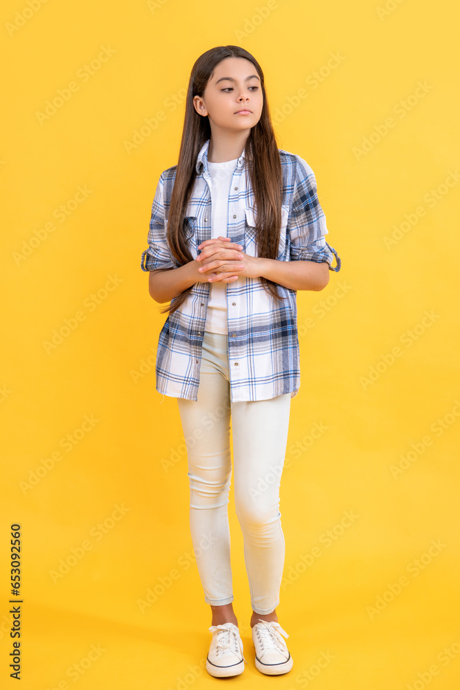 arrogance and selfishness. arrogant trendy student style. stylish teenager girl. teen girl wearing checkered shirt. casual style of teenager girl. teen girl having long hair. young and trendy. gen z