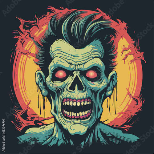 Horror Zombie Terror Vector