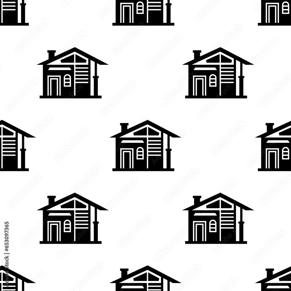 Home Icon Seamless Pattern M_2309001