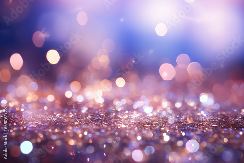 Glittering abstract bokeh. Holiday concept