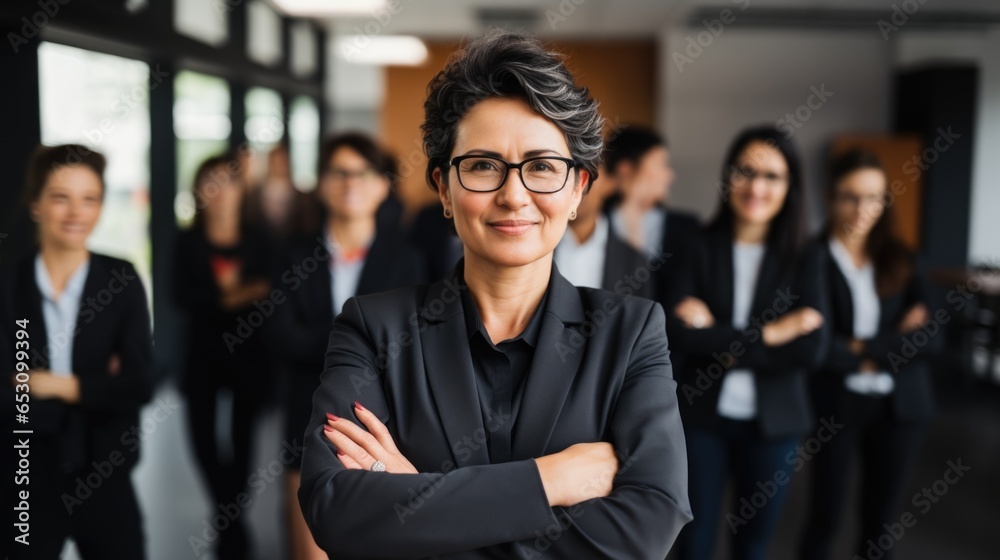 Strength in Unity: Business Team of Accomplished Women Strength in Unity: Business Team of Accomplished Women